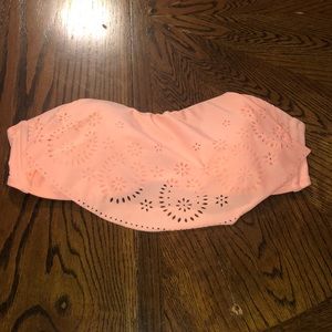 Target strapless swim top